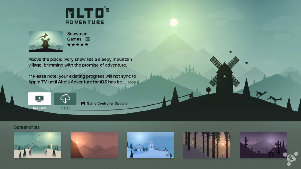 在 iOS 设备上,应用预览视频从 iOS 8 就开始出现,但 tvOS App Store 一开始仅限静态图片预览,这对于用户了解一款应用或游戏来说都不够直观,通过支持应用预览视频,用户在购买或下载应用/游戏之前就能够通过动态视频来作出决定。